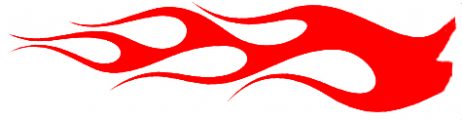 Front Door Flame Decal