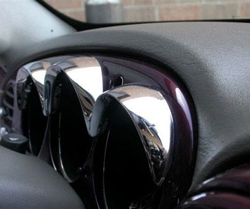 PT Cruiser Chrome Instrument Visor One Piece