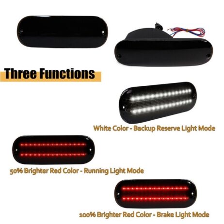 PT Cruiser Reverse Light Red White Multi